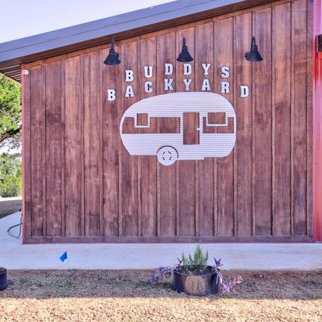 clubhouse view at Buddys Backyard RV Resort